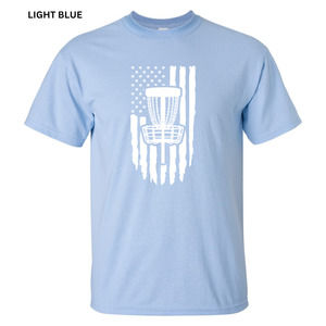 DISC GOLF AFFAIR  Disc Golf T-Shirt PATRIOTIC AMERICAN FLAG Shirt